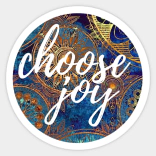 Choose Joy Bohemian Sticker